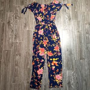 Just Be Floral Jumpsuit
